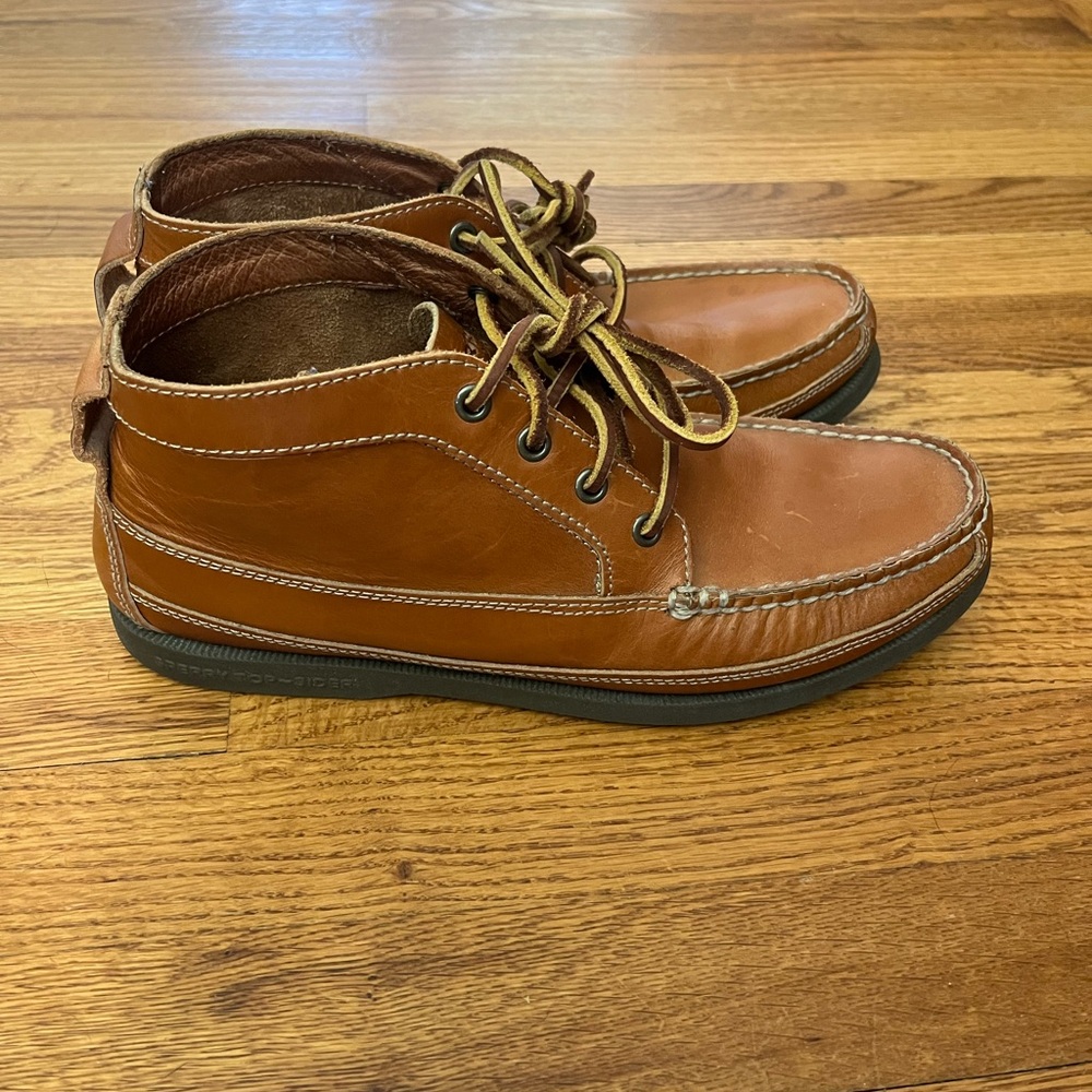 J. Crew Chukka Topsider Sperry Boot (Leather Uppers) Sz. 9